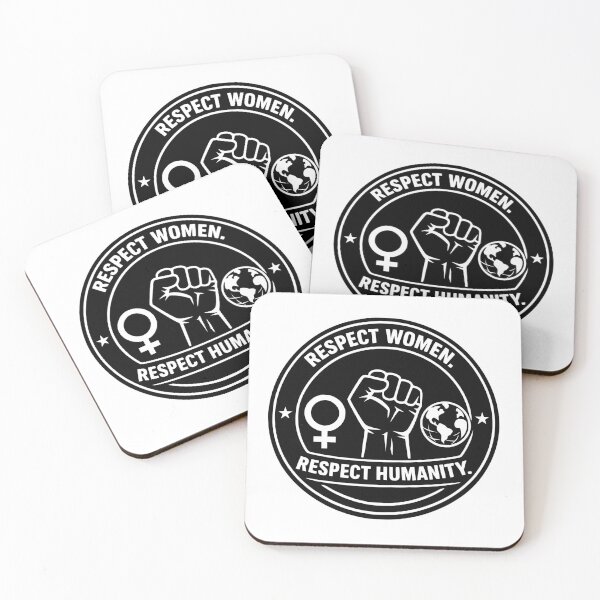 Item preview, Respect Women Respect Humanity Vintage Feminist Badge | Women's Rights Equality Empowerment Graphic Design designed and sold by Velora Printss.