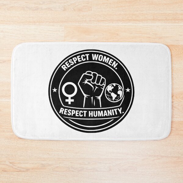 Item preview, Respect Women Respect Humanity Vintage Feminist Badge | Women's Rights Equality Empowerment Graphic Design designed and sold by Velora Printss.