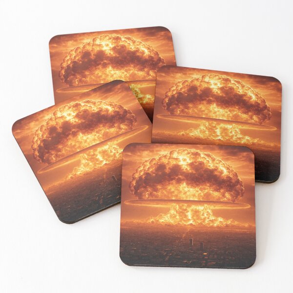 Item preview, Apocalyptic mushroom cloud designed and sold by Nela-&-Lena.