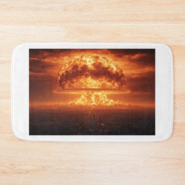 Item preview, Apocalyptic mushroom cloud designed and sold by Nela-&-Lena.