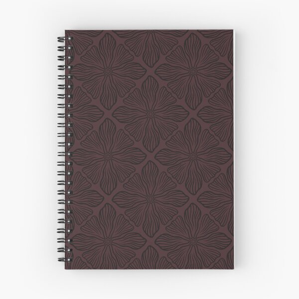 Item preview, Floral Pattern 1 Dark on Maroon designed and sold by IsabellaPellino.