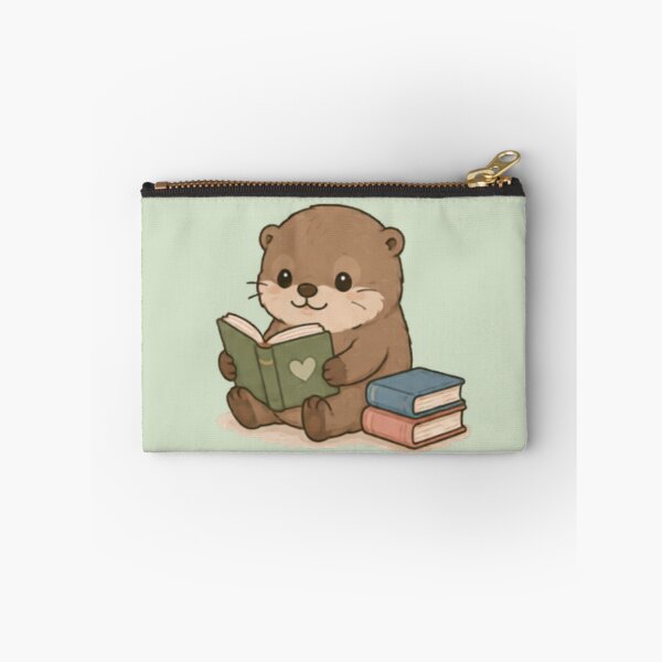 Item preview, Cute Bookworm Otter designed and sold by MellowMunchkins.