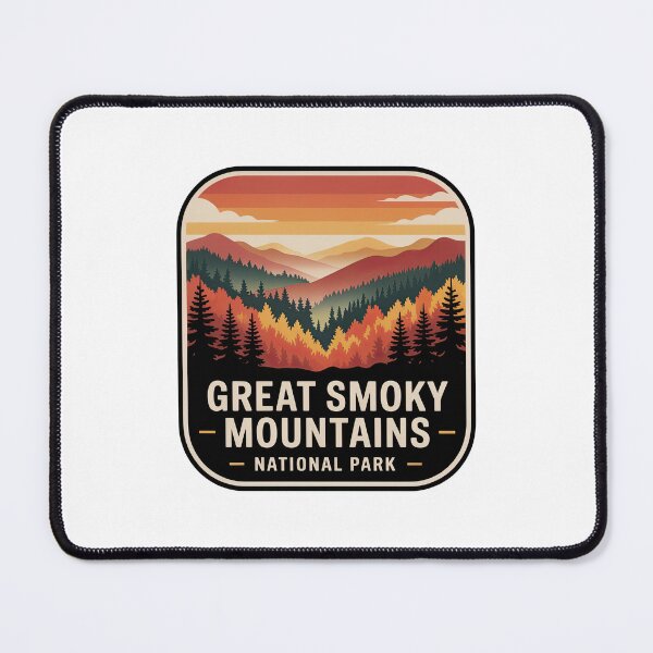 Item preview, Great Smoky Mountains National Park Vintage Travel Badge designed and sold by Teelogic.