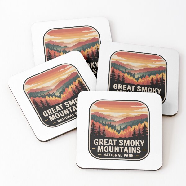 Item preview, Great Smoky Mountains National Park Vintage Travel Badge designed and sold by Teelogic.