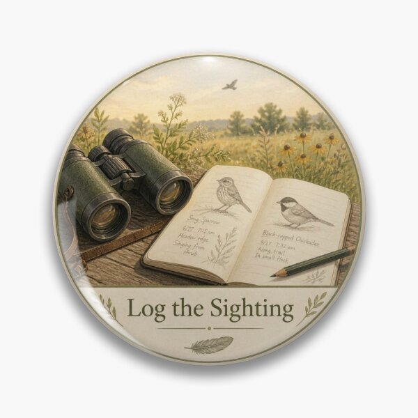 Item preview, Birdwatching -- log the sighting designed and sold by The Digital Compass.