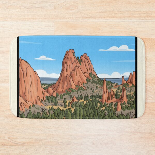 Item preview, Colorado Scenic Vintage Style Travel Advert designed and sold by Dimensionality.
