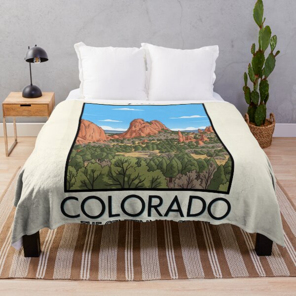 Item preview, Colorado Scenic Vintage Style Travel Advert designed and sold by Dimensionality.