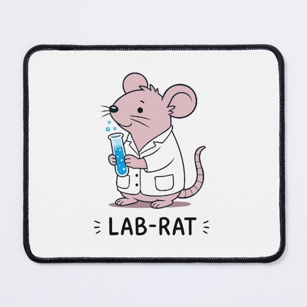 Item preview, Cute Lab Rat Scientist designed and sold by teeperfect.
