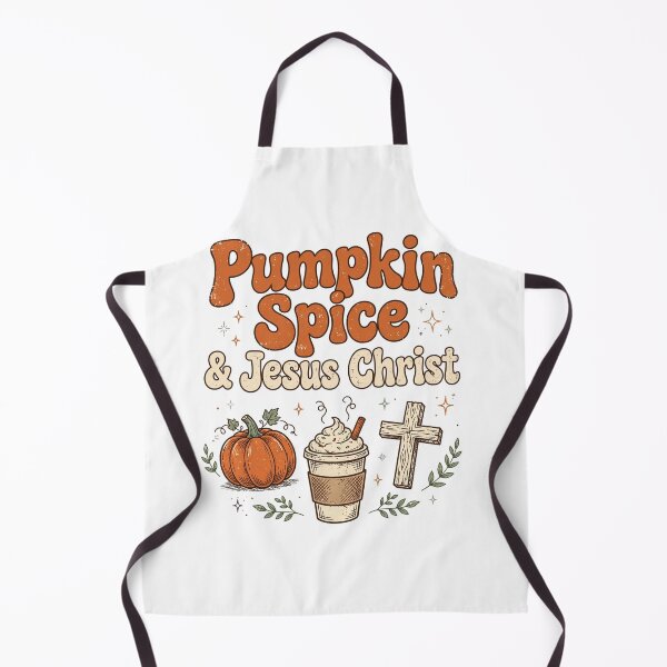 Item preview, Pumpkin Spice & Jesus Christ Retro Groovy Fall Christian Shirt Vintage Pumpkin Spice Latte Cross designed and sold by Yellowriversss.