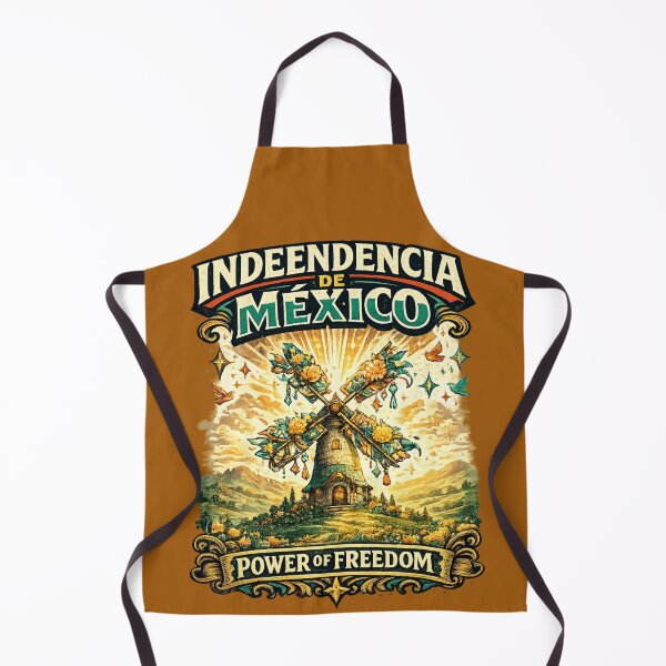 Item preview, Independencia De México Power Of Freedom Vintage Windmill Mexican Art designed and sold by irfanshikh.