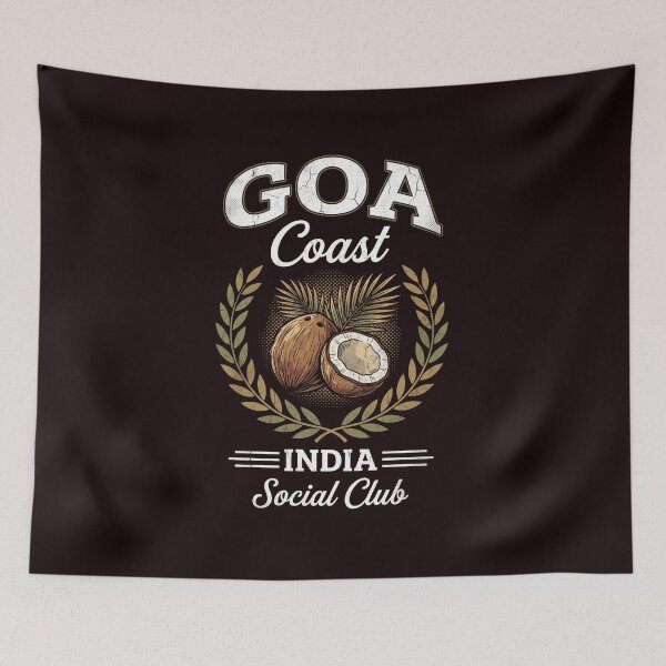 Item preview, Goa Coast India Social Club designed and sold by WearTheVibe Store.