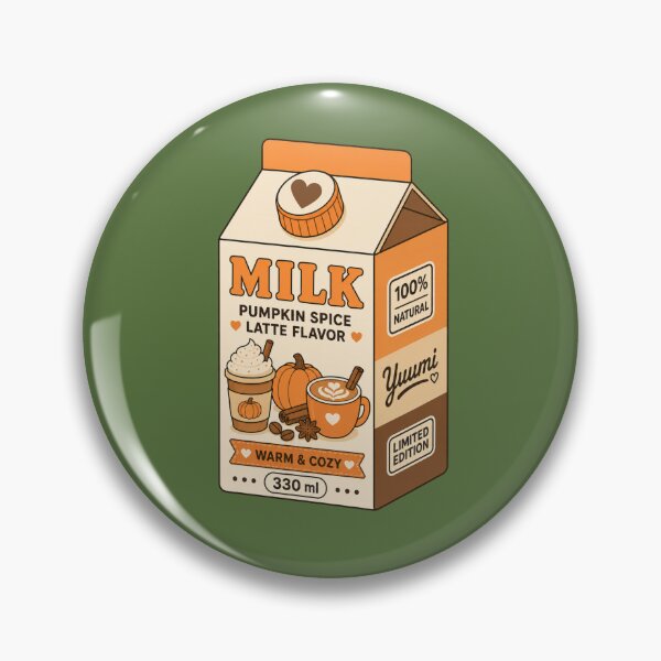Item preview, Kawaii Pumpkin Spice Latte Milk Carton | Cute Autumn Coffee T-Shirt designed and sold by Aimetoi.