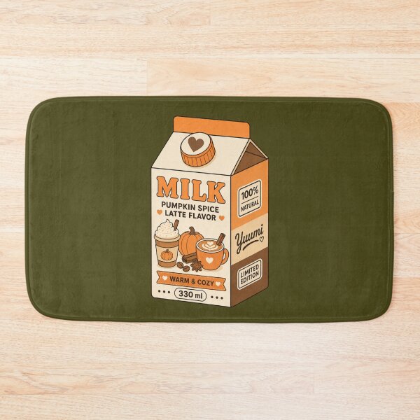 Item preview, Kawaii Pumpkin Spice Latte Milk Carton | Cute Autumn Coffee T-Shirt designed and sold by Aimetoi.
