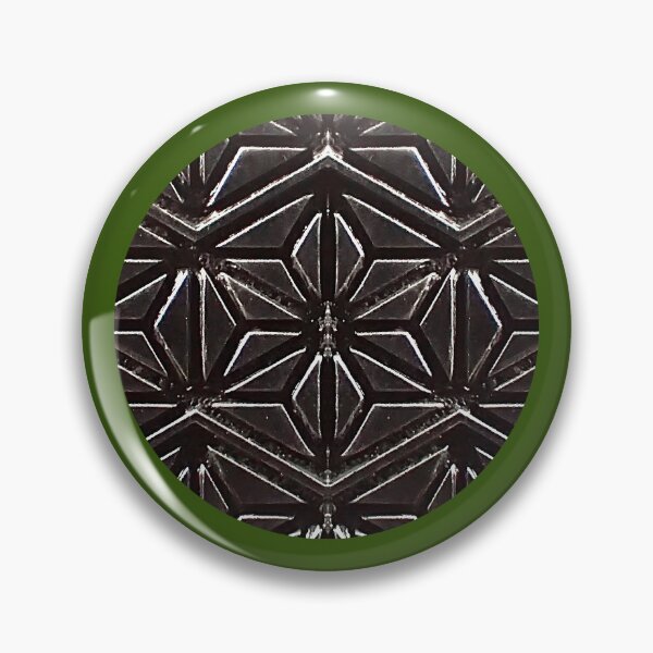 Item preview, Metal Studies — Sacred Geometry Circle (Engraved Asanoha) designed and sold by HIKARIMi.