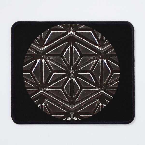 Item preview, Metal Studies — Sacred Geometry Circle (Engraved Asanoha) designed and sold by HIKARIMi.