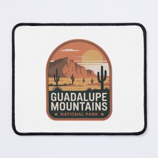 Item preview, Guadalupe Mountains National Park Vintage Travel Badge designed and sold by Teelogic.