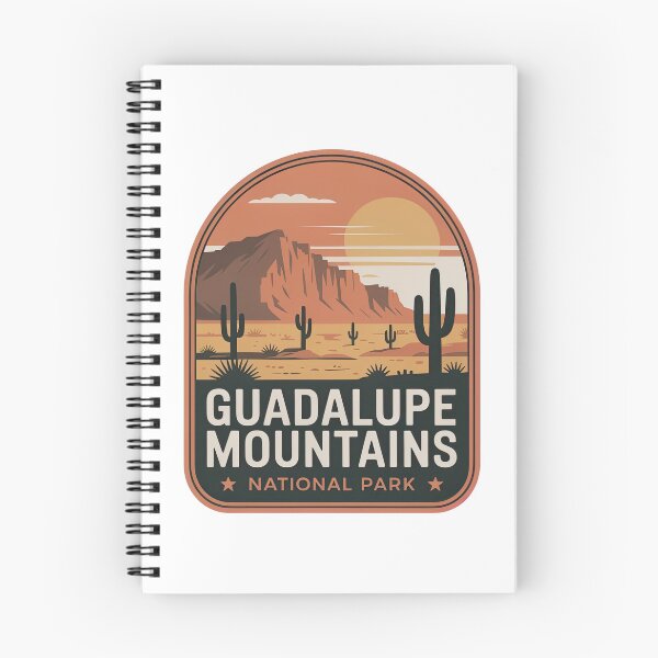 Item preview, Guadalupe Mountains National Park Vintage Travel Badge designed and sold by Teelogic.