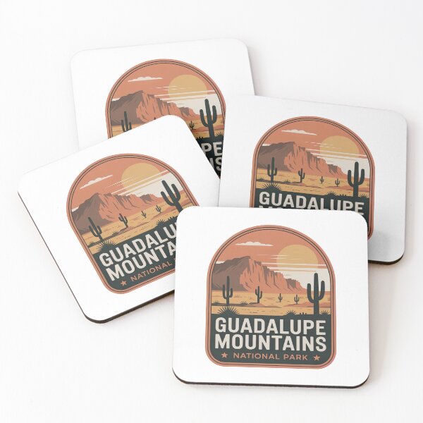 Item preview, Guadalupe Mountains National Park Vintage Travel Badge designed and sold by Teelogic.