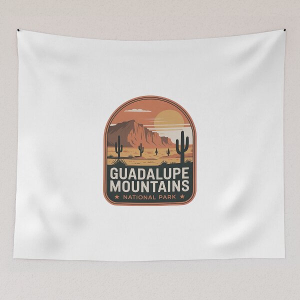 Item preview, Guadalupe Mountains National Park Vintage Travel Badge designed and sold by Teelogic.