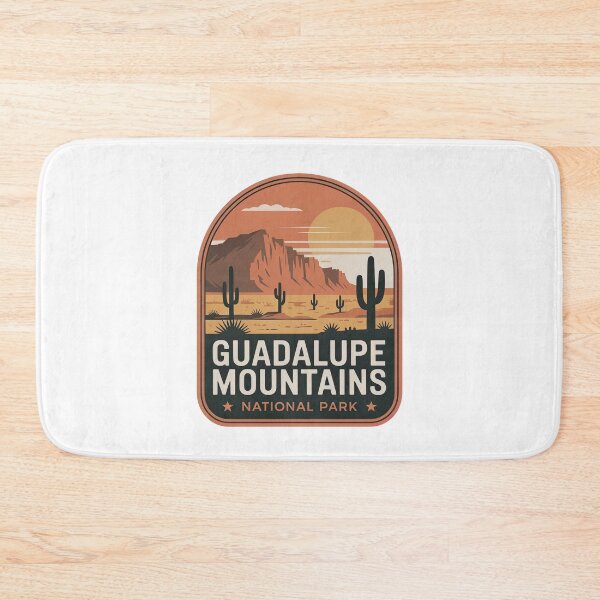 Item preview, Guadalupe Mountains National Park Vintage Travel Badge designed and sold by Teelogic.