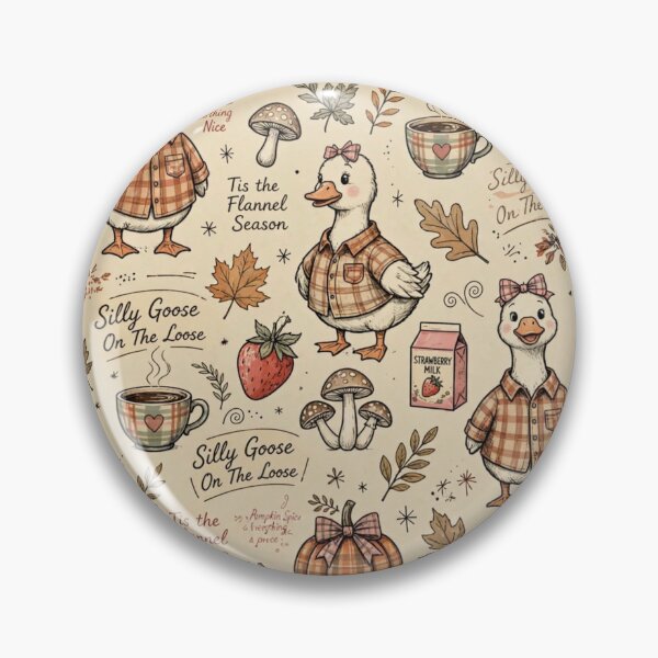 Item preview, Flannel Season Silly Goose Season Funny Fall Pumpkin Spice Goose Throw Blanket Pattern designed and sold by Yellowriversss.