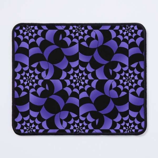 Item preview, Enchanted Web - Lavender and Black Spider Web Halloween Pattern designed and sold by BlackthornDsign.