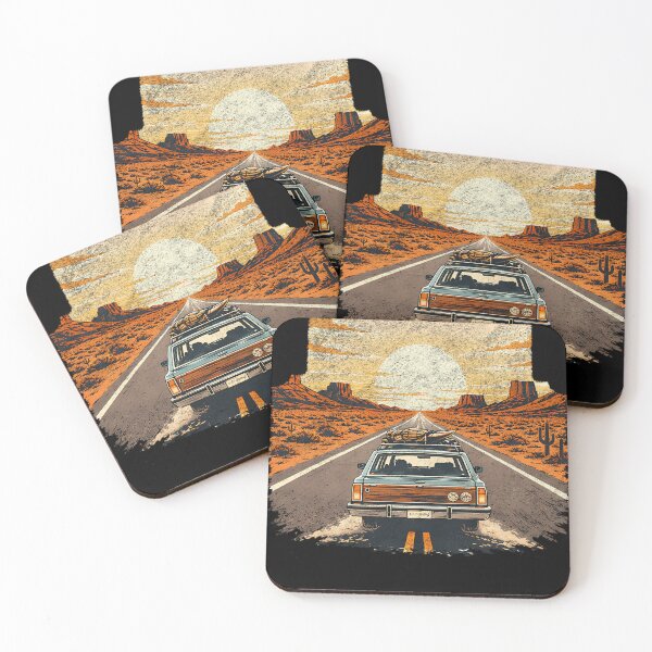 Item preview, Station Wagon on a Desert Road designed and sold by miwikiw.
