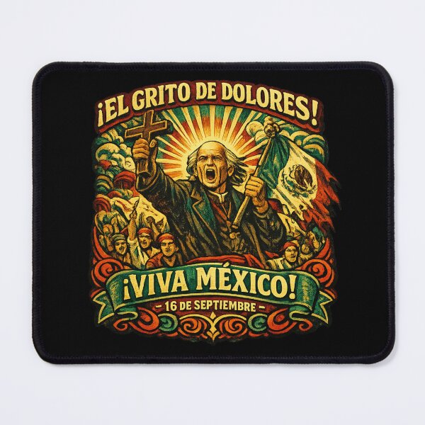 Item preview, El Grito De Dolores Viva Mexico Mexican Independence Day Vintage Patriotic Design designed and sold by irfanshikh.