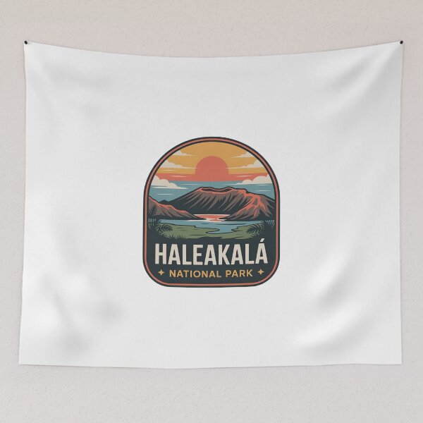 Item preview, Haleakalā National Park Vintage Travel Badge designed and sold by Teelogic.