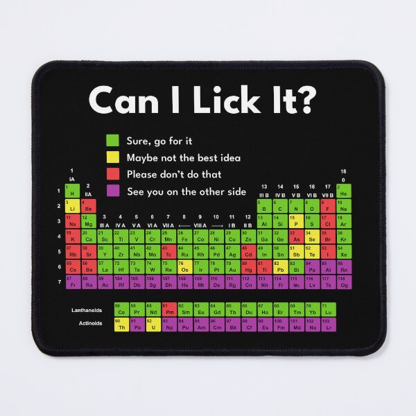 Artikelvorschau, Kann ich es ablecken? Chemie-Humor entworfen und verkauft von teeperfect.