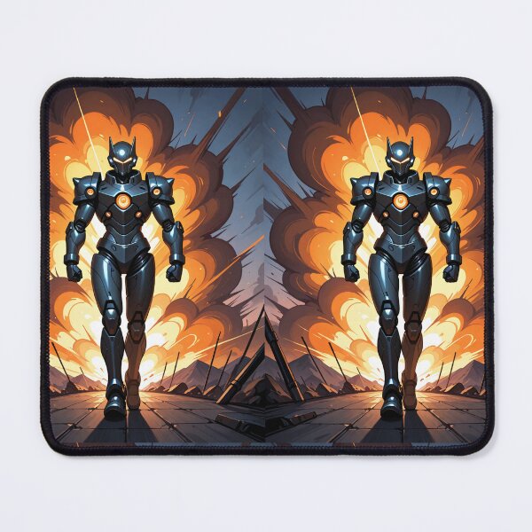 Item preview, Science-Fiction - Cybernetic Warrior, Impressive Futuristic Illustration designed and sold by AnimeShin.