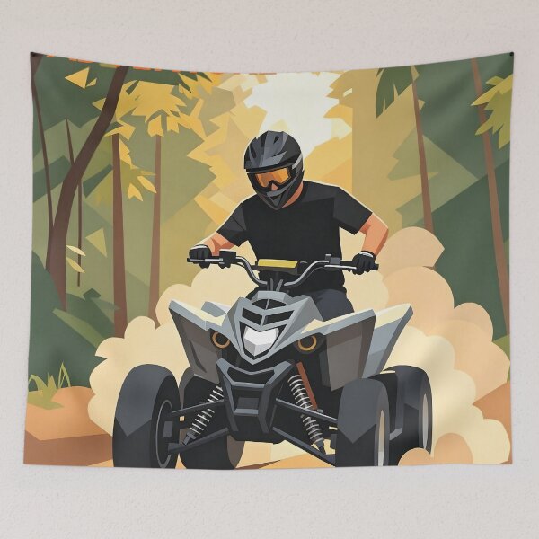 Item preview, ATV Adventure Club | Retro Off-Road Vintage T-Shirt Design designed and sold by Spirit of Siam.