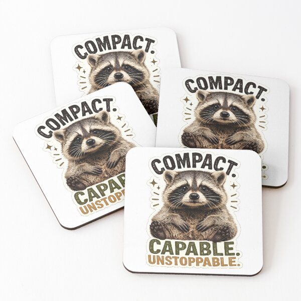 Item preview, Compact. Capable. Unstoppable. designed and sold by Liva Art.