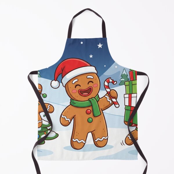 Item preview, funny christmas gingerbread man designed and sold by Softie Sticker Studio.