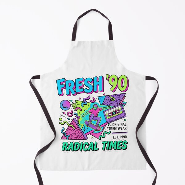 Item preview, Fresh 90 Radical Times Retro Skateboard Streetwear designed and sold by rich-moda.