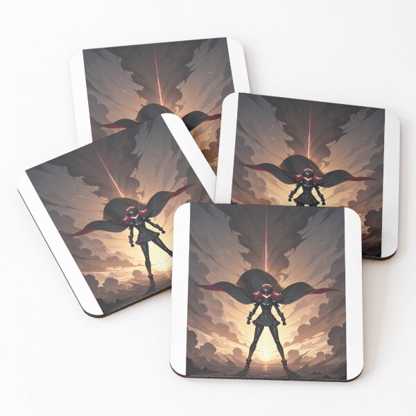 Item preview, Science-Fiction - Female Character, Warrior with Red Laser Beam designed and sold by AnimeShin.