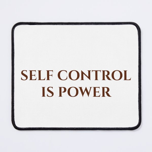 Item preview, Self-Control Is Power | Minimalist Motivational Typography Quote designed and sold by MagicArtzz.