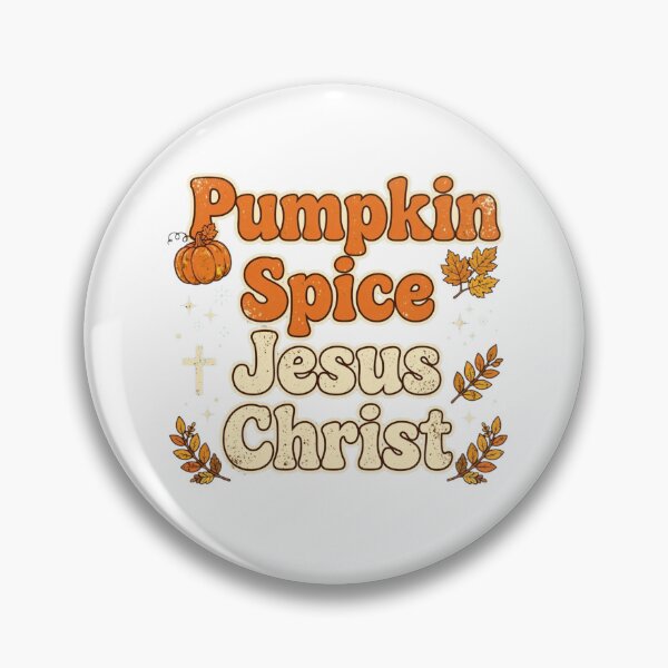 Item preview, Pumpkin Spice & Jesus Christ Retro Fall Christian designed and sold by Yellowriversss.