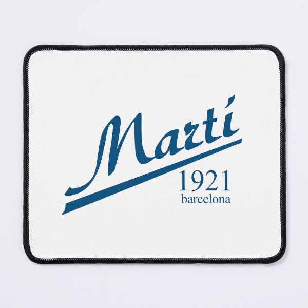 Item preview, Martí Barcelona 1921 Vintage Blue Script Logo designed and sold by kimgrq.