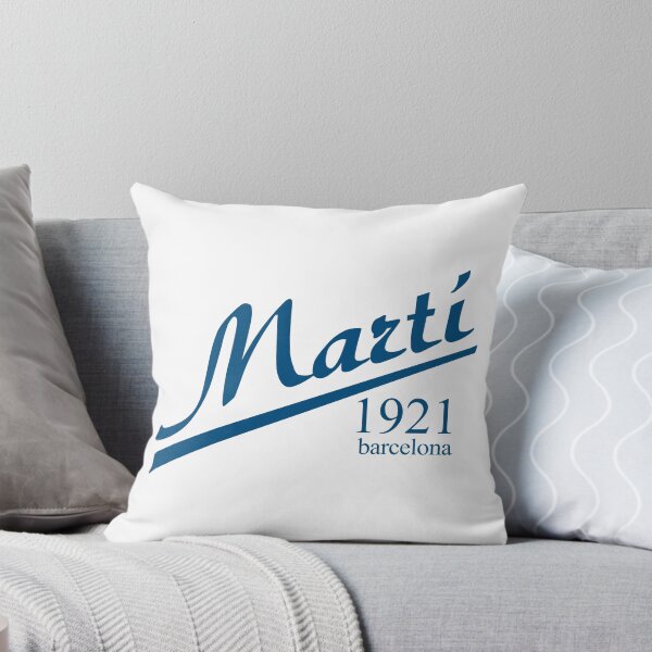 Item preview, Martí Barcelona 1921 Vintage Blue Script Logo designed and sold by kimgrq.