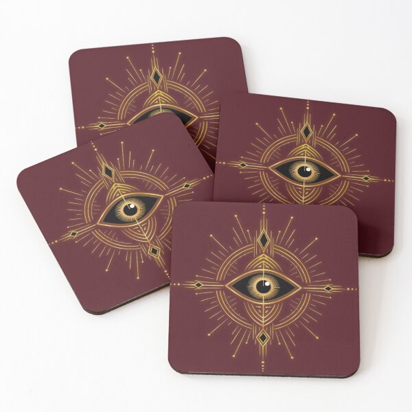 Item preview, Aesthetic Third Eye Graphic - Neo Deco Geometric Sacred Art designed and sold by W&RParadise.