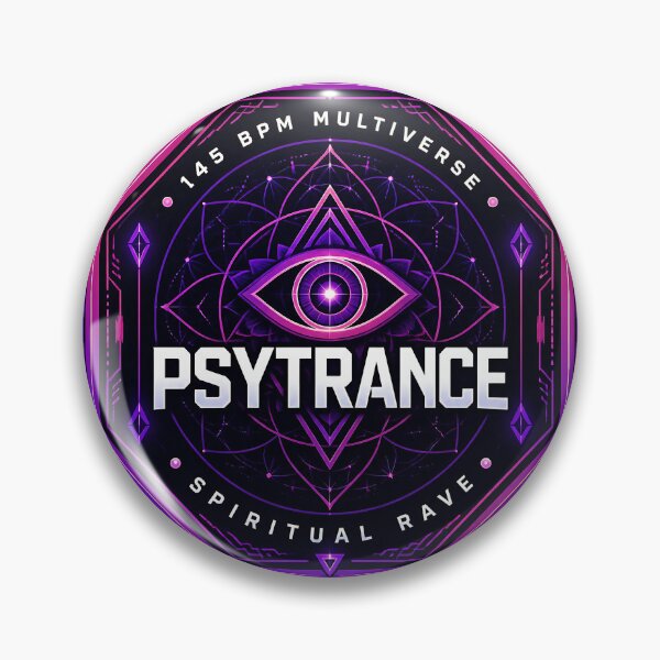 Item preview, Psytrance 145 BPM Multiverse Spiritual Rave Sign designed and sold by  ZenRave Designs.