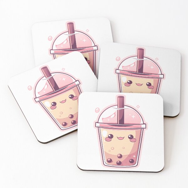 Item preview, Kawaii Boba Tea Cup Cutie designed and sold by StickerMan17.