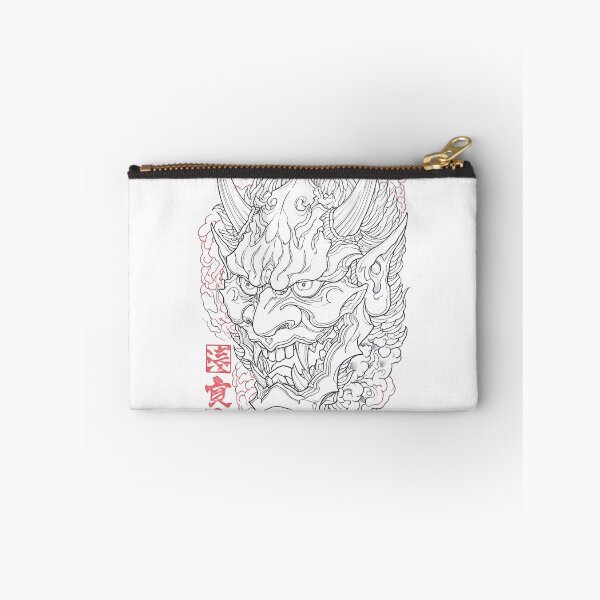 Item preview, Japanese mask with red accents designed and sold by 2Jinkz.