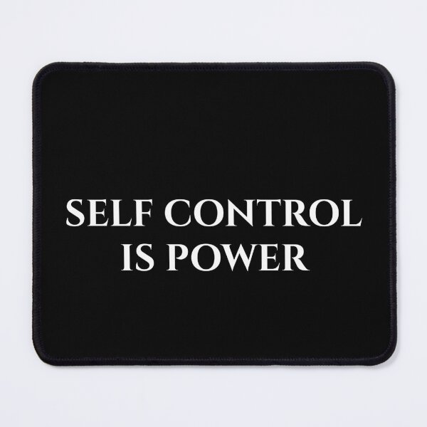 Item preview, Self-Control Is Power | Minimalist Motivational Typography Quote designed and sold by MagicArtzz.