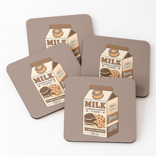 Item preview, Kawaii Cookies & Cream Milk Carton | Cute Dessert Cartoon T-Shirt designed and sold by Aimetoi.