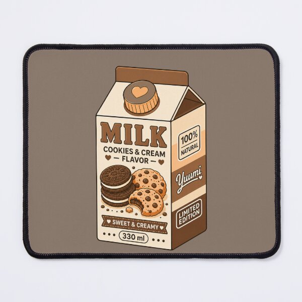 Item preview, Kawaii Cookies & Cream Milk Carton | Cute Dessert Cartoon T-Shirt designed and sold by Aimetoi.