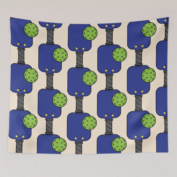 Item preview, Pickleball paddle and ball designed and sold by fluffyfamcraft.