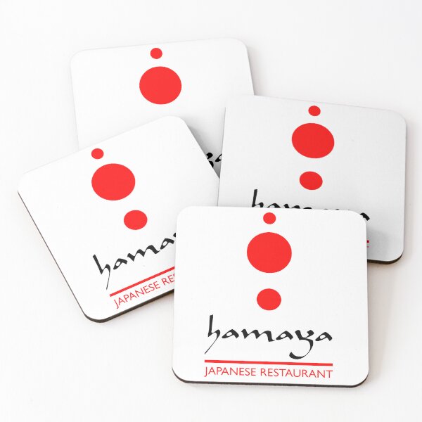 Item preview, Minimalist Red Dot Japanese Restaurant Logo on Black designed and sold by kimgrq.