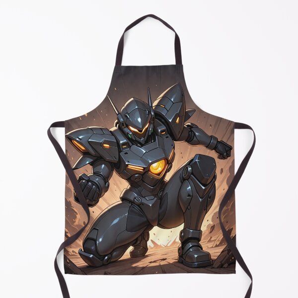 Item preview, Science-Fiction - Stylized Futuristic Mech, Cybernetic Warrior in Action designed and sold by AnimeShin.